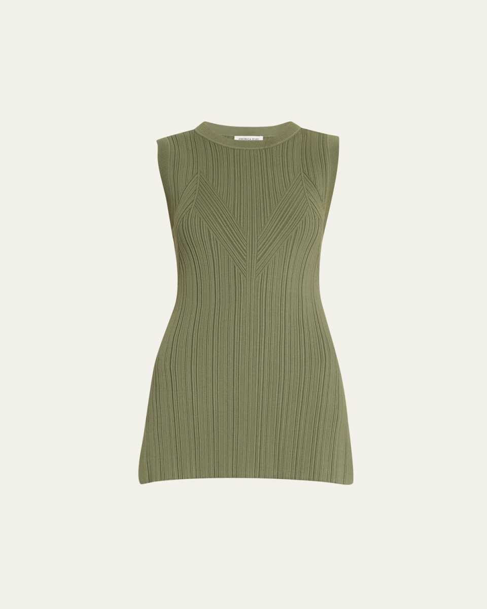 Semma Sleeveless Ribbed Sweat